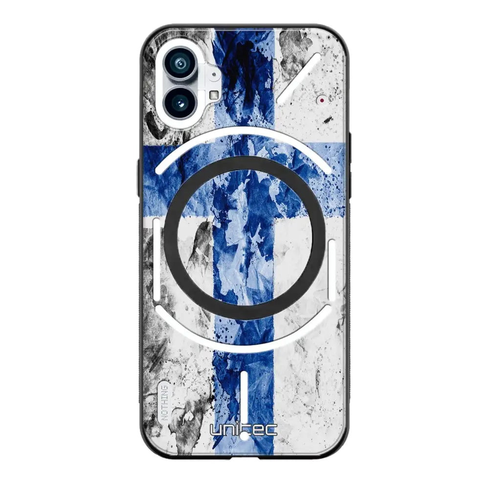Nothing Phone suojakuoret - Painted Finnish Flag