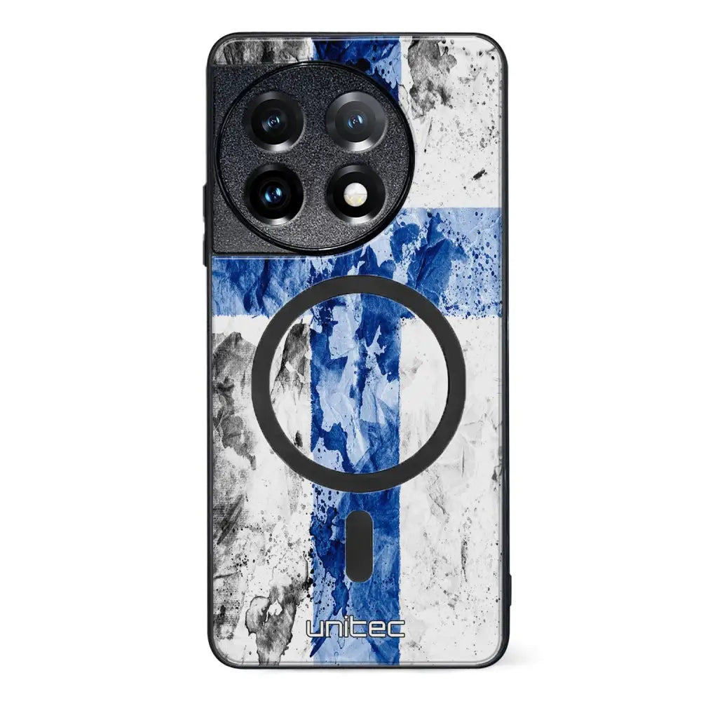 OnePlus 11 suojakuoret - Painted Finnish Flag