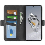 OnePlus 12 Lompakko Suojakotelo - Musta