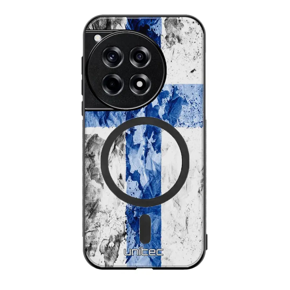 OnePlus 12 suojakuoret - Painted Finnish Flag