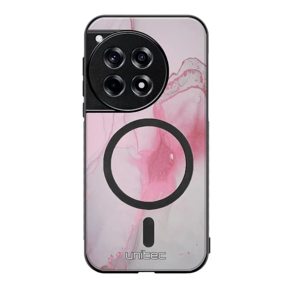 OnePlus 12R marmori suojakuoret - Pink Pok Rie