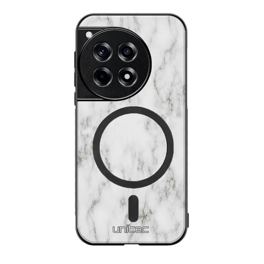 OnePlus 12R marmori suojakuoret - White Marble