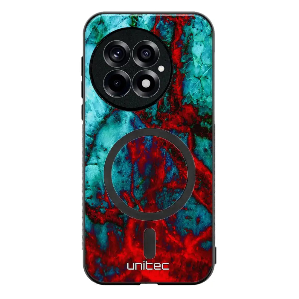 OnePlus 13 marmori suojakuoret - Blue Red Marble