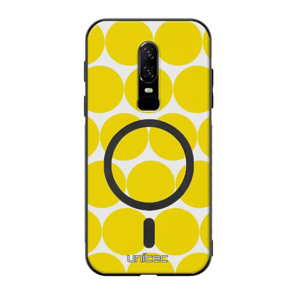 OnePlus 6 pallo suojakuoret - Keltainen Pallo