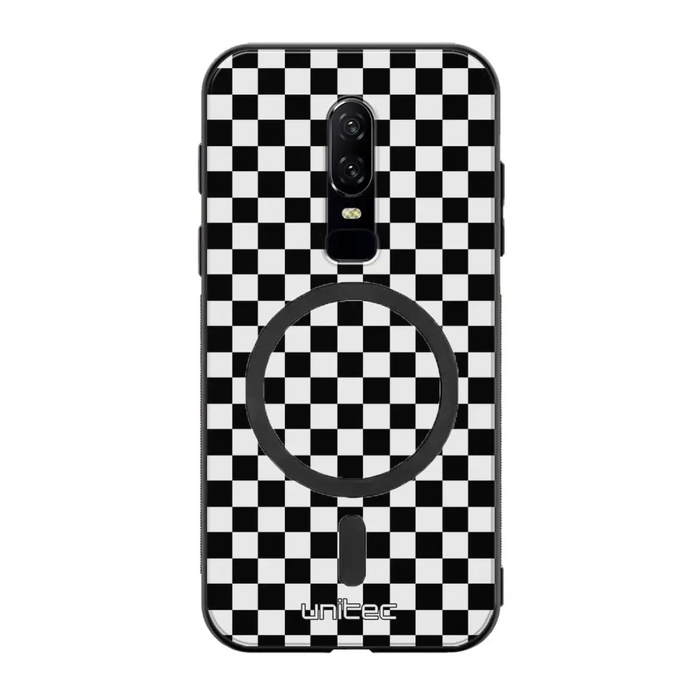 OnePlus 6 suojakuoret - Black And White