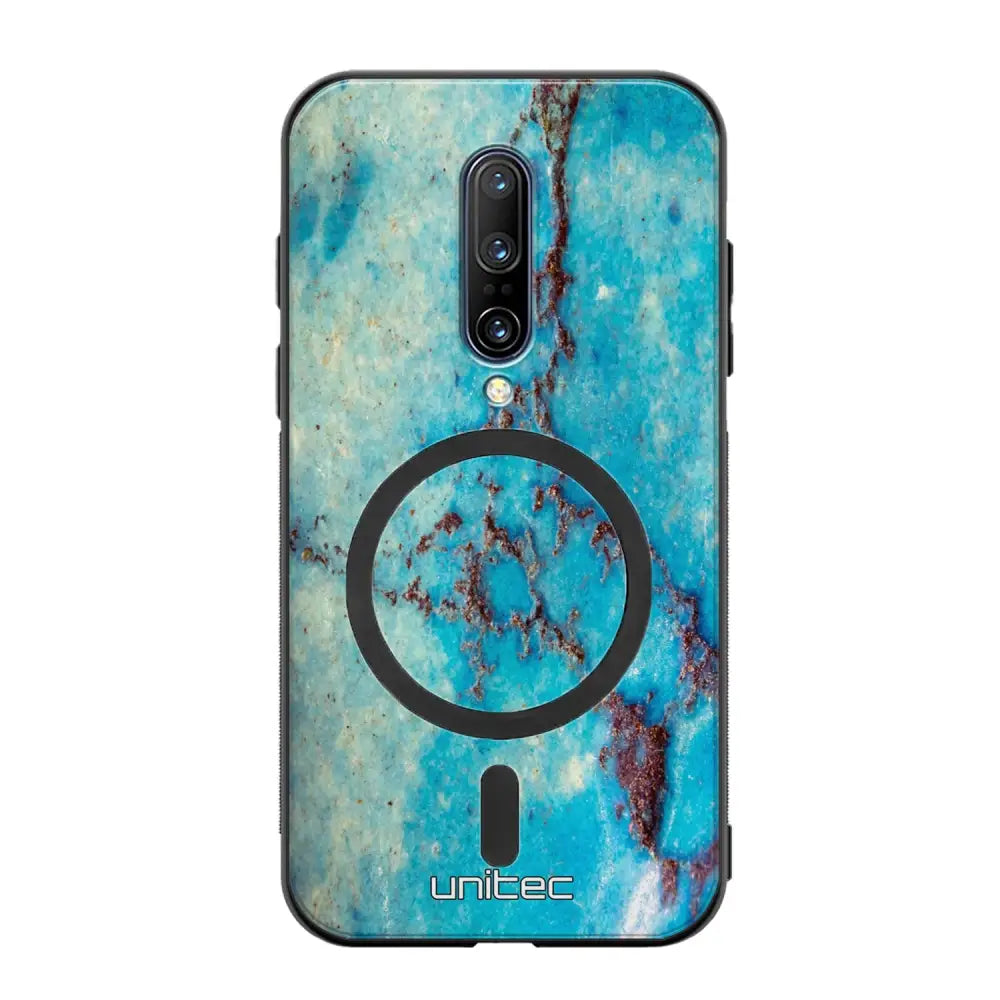 OnePlus 7 Pro marmori suojakuoret - Turquoise Marble