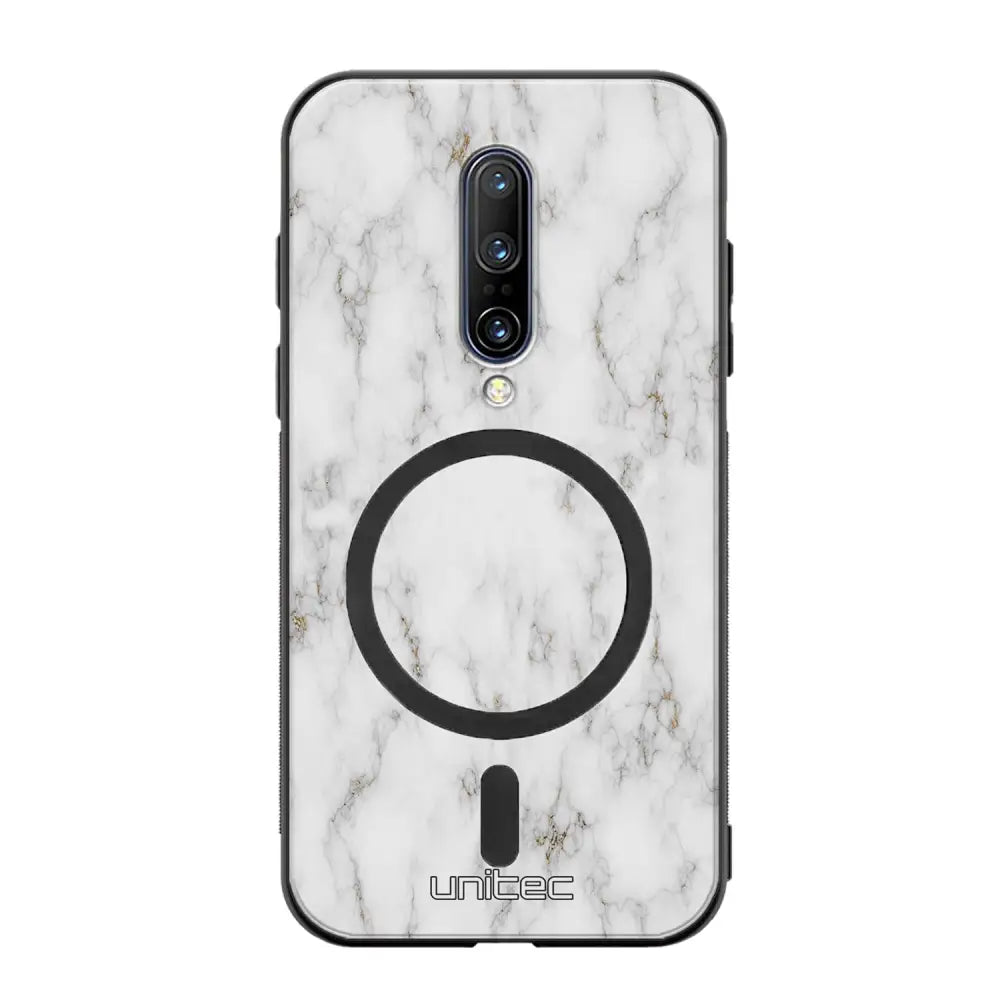 OnePlus 7 Pro marmori suojakuoret - White Marble
