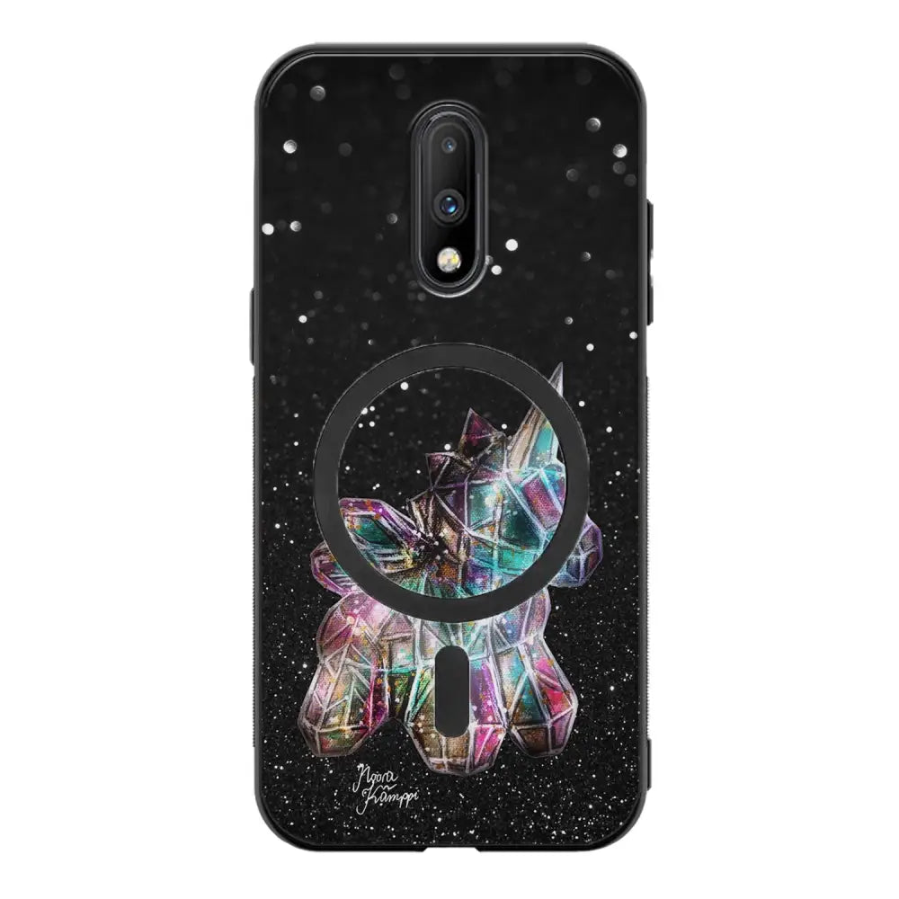 OnePlus 7 unicorn suojakuoret - Valkoinen - Noora Kämppi