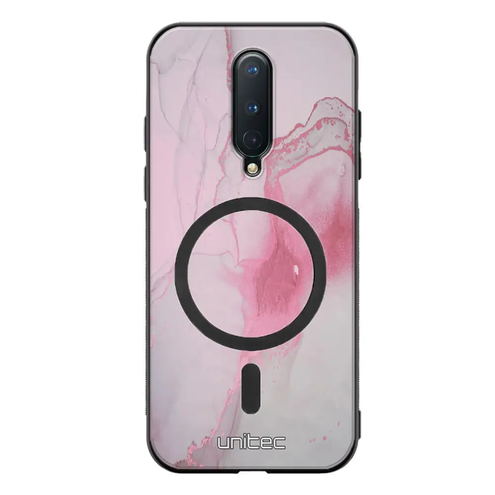OnePlus 8 marmori suojakuoret - Pink Pok Rie