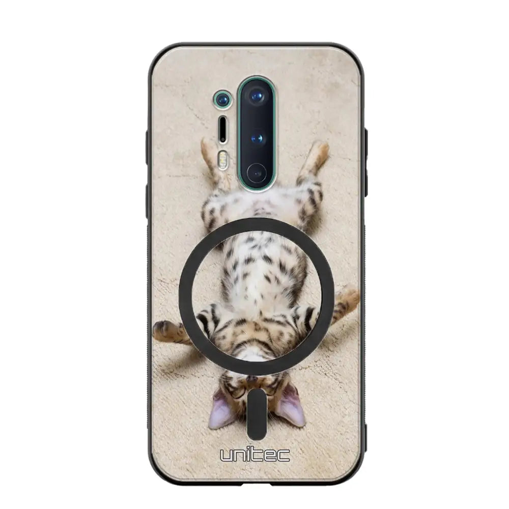 OnePlus 8 Pro kissa suojakuoret - Relaxing Cat