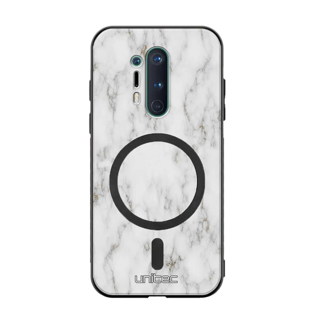 OnePlus 8 Pro marmori suojakuoret - White Marble