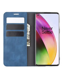 OnePlus 8 Unitec Lompakko Suojakotelo Sininen