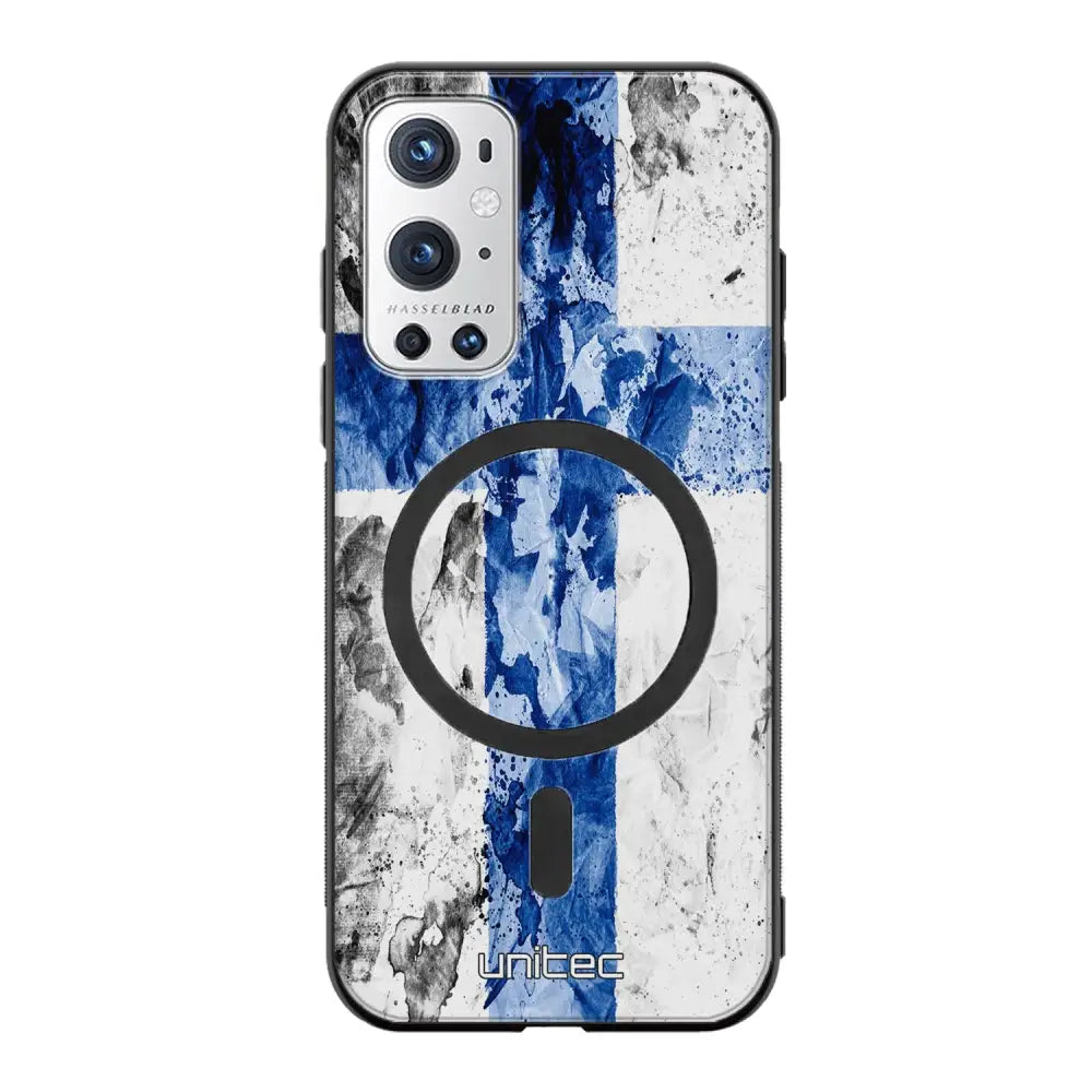 OnePlus 9 Pro suojakuoret - Painted Finnish Flag