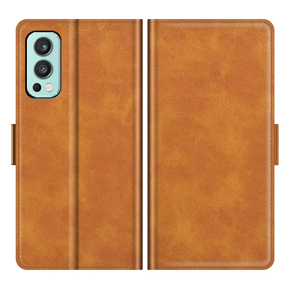 Oneplus Nord 2 Lompakko Suojakotelo Ruskea