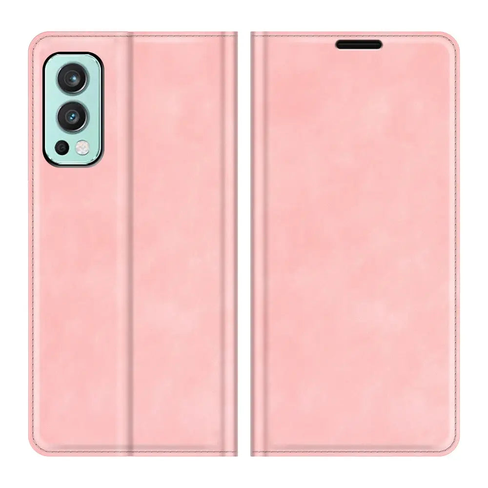 Oneplus Nord 2 Unitec Lompakko Suojakotelo Pinkki