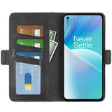 OnePlus Nord 2T 5G Lompakko Suojakotelo Musta