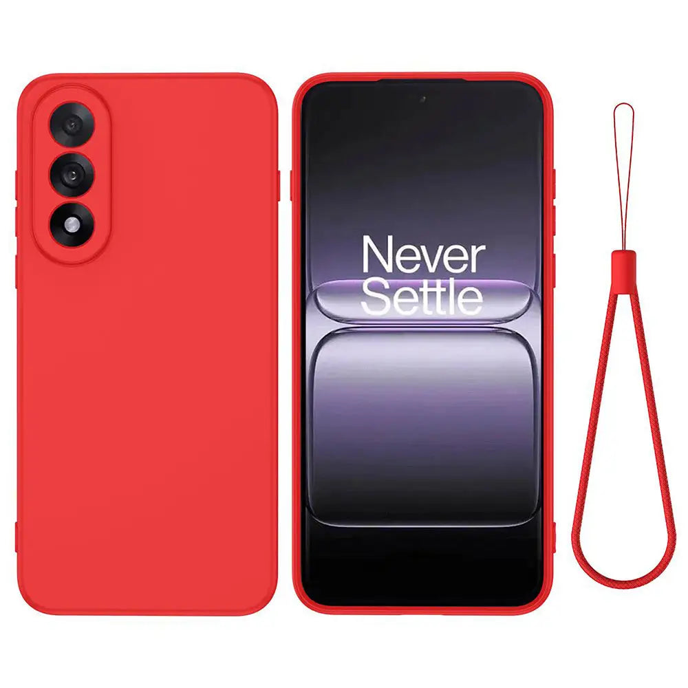 OnePlus Nord 5 Silikonikuori - Punainen