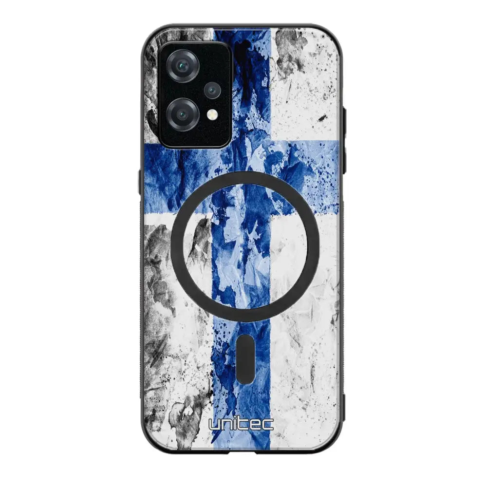 OnePlus Nord CE 2 Lite suojakuoret - Painted Finnish Flag