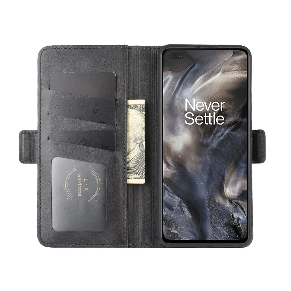 OnePlus Nord Lompakko Suojakotelo Musta