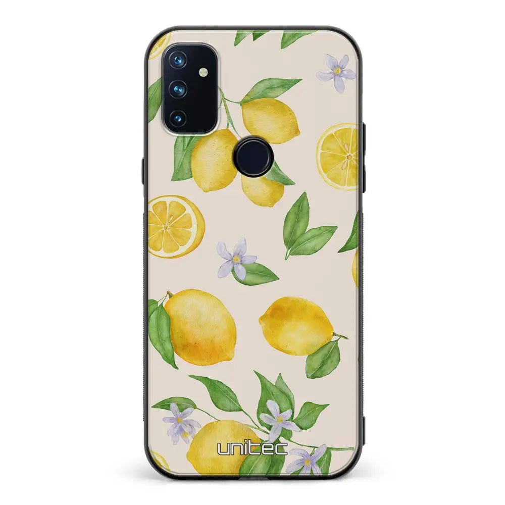 OnePlus Nord N100 hedelmä suojakuoret - Lemon - Ei