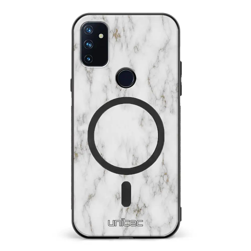 OnePlus Nord N100 marmori suojakuoret - White Marble