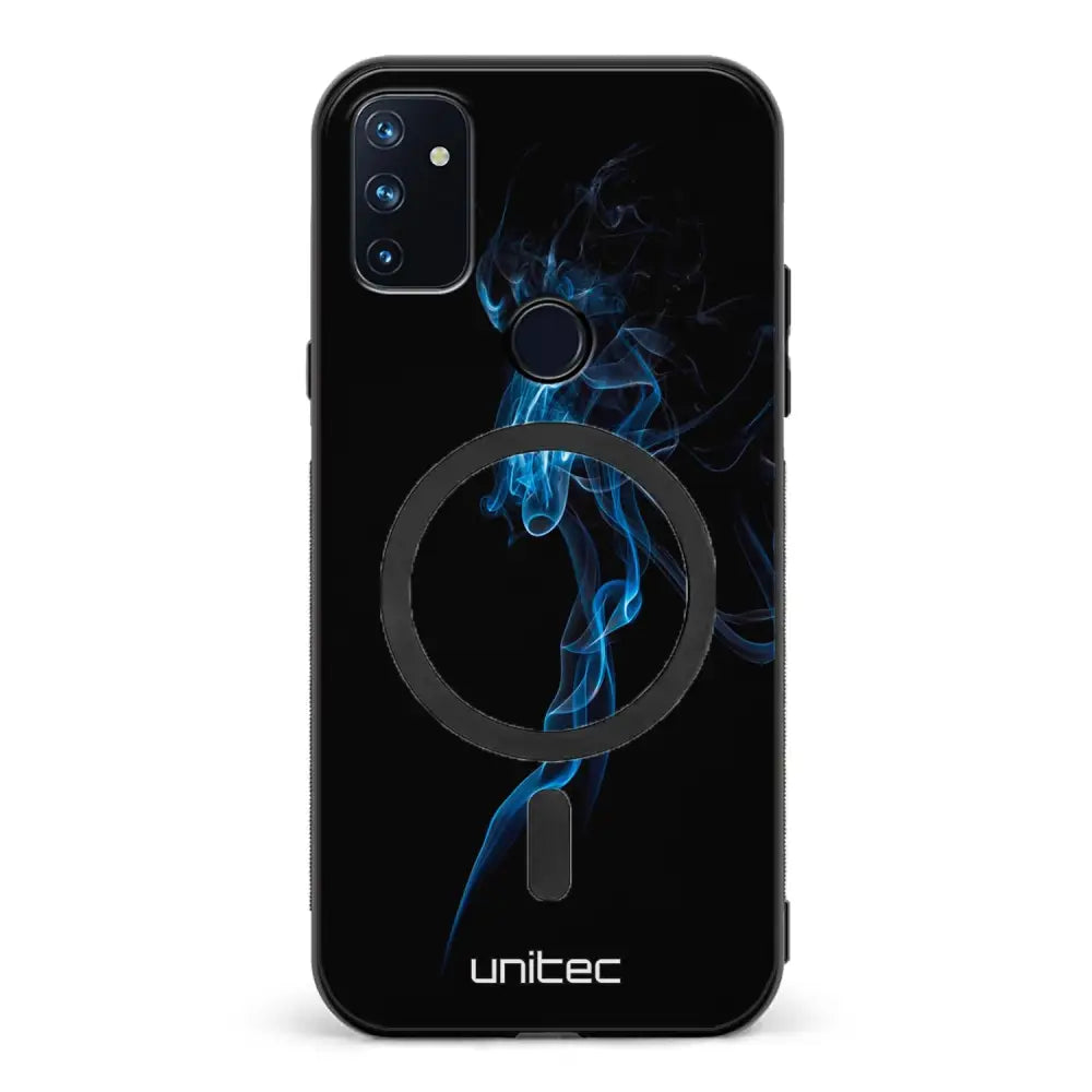 OnePlus Nord N100 suojakuoret - Blue Smoke On Black
