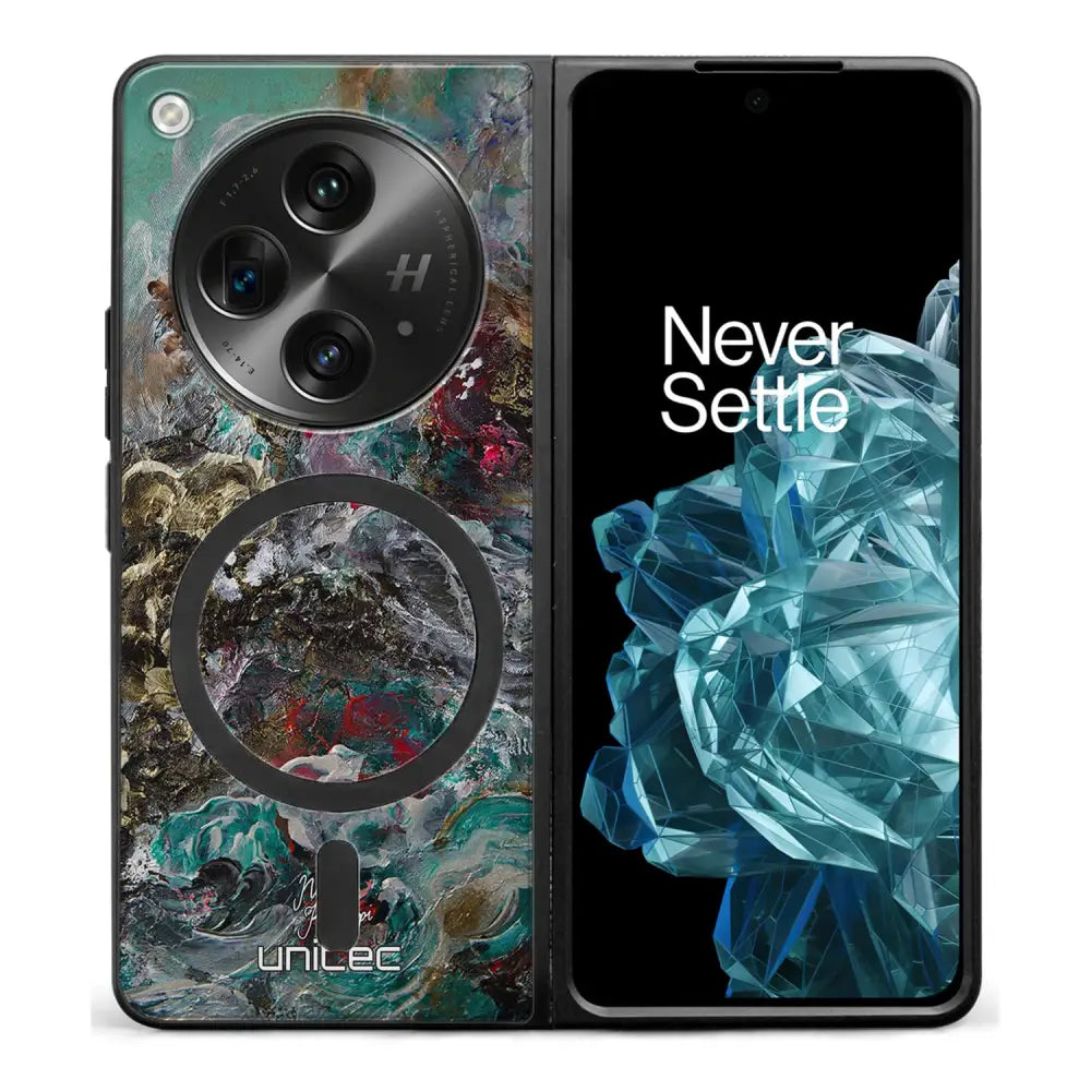 OnePlus Open modern art suojakuoret - Heart Knows - Noora Kämppi