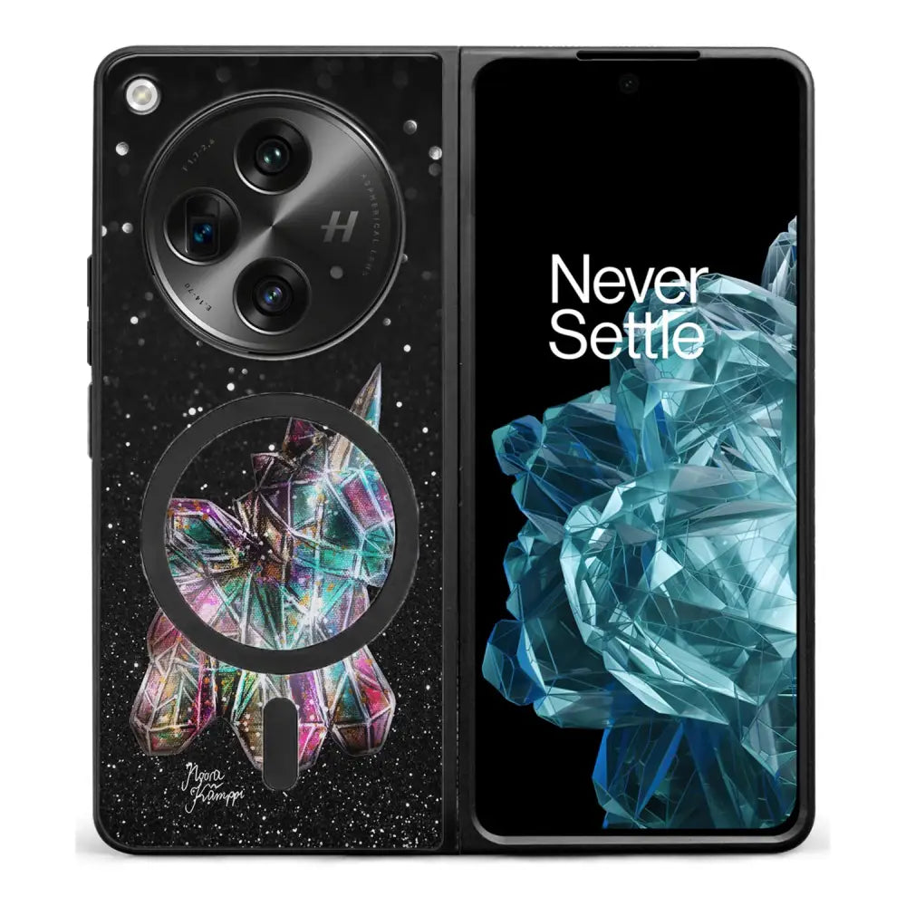 OnePlus Open unicorn suojakuoret - Valkoinen - Noora Kämppi