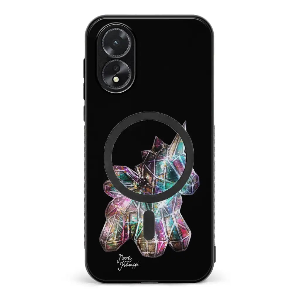 Oppo A38 unicorn suojakuoret - Musta - Noora Kämppi