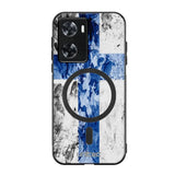 Oppo A77 suojakuoret - Painted Finnish Flag