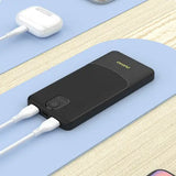 Powerbank Varavirtalähde 10000mAh - Valkoinen