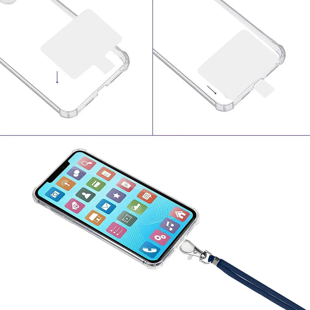 Puhelimen kaulanauha Sininen