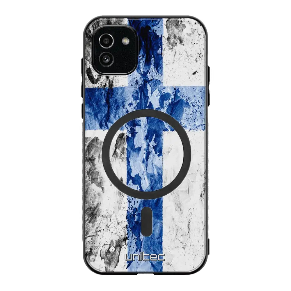Samsung Galaxy A03 suojakuoret - Painted Finnish Flag