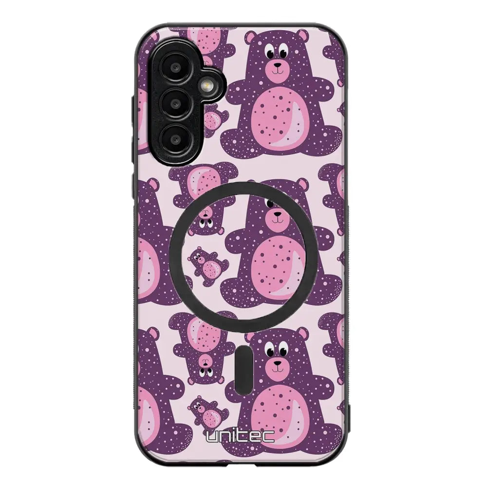 Samsung Galaxy A05s suojakuoret - Purple Teddy Bear