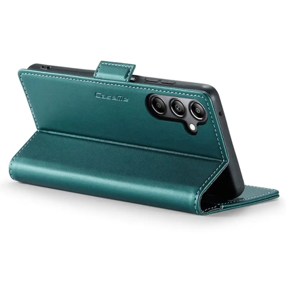 Samsung Galaxy A14 Lompakko suojakotelo RFID - Vihreä - CaseMe