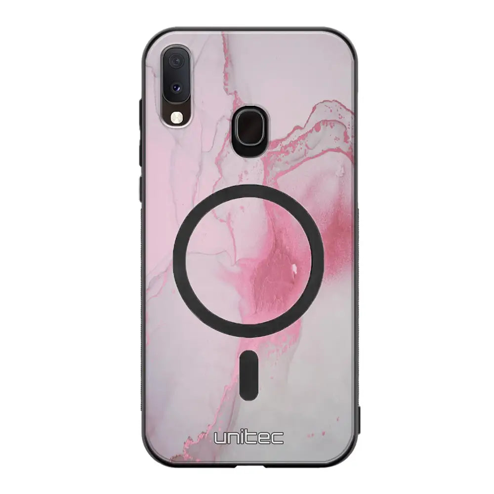 Samsung Galaxy A20e marmori suojakuoret - Pink Pok Rie