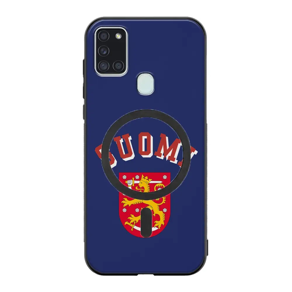 Samsung Galaxy A21s jääkiekko suojakuoret - Leijonat Suomi