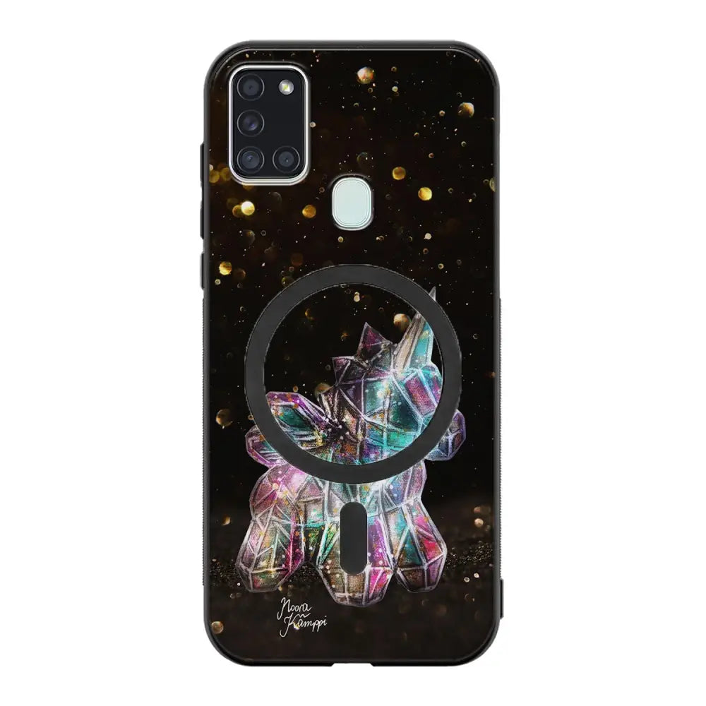 Samsung Galaxy A21s unicorn suojakuoret - Kulta - Noora Kämppi