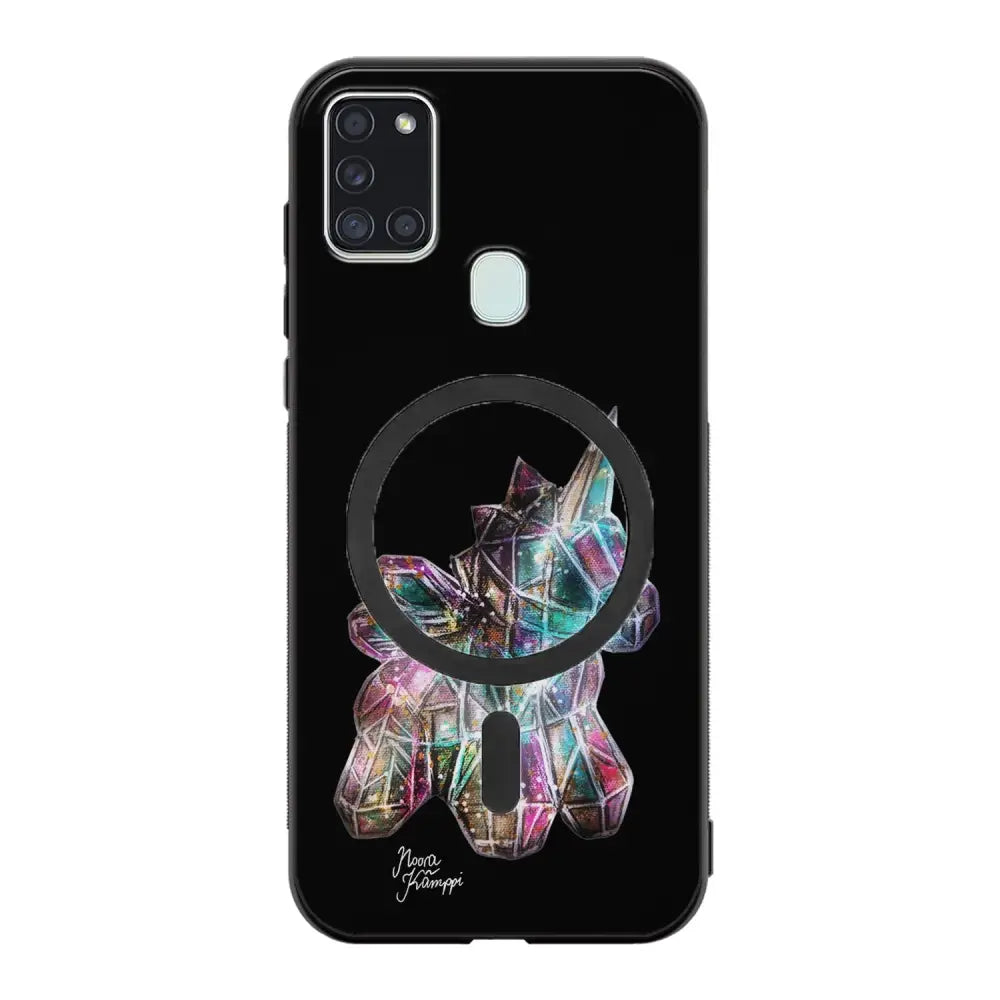 Samsung Galaxy A21s unicorn suojakuoret - Musta - Noora Kämppi