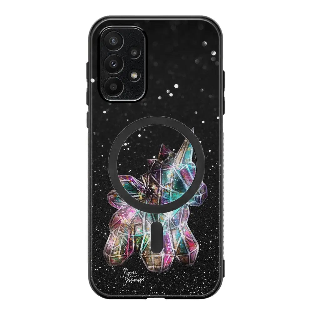 Samsung Galaxy A23 unicorn suojakuoret - Valkoinen - Noora Kämppi