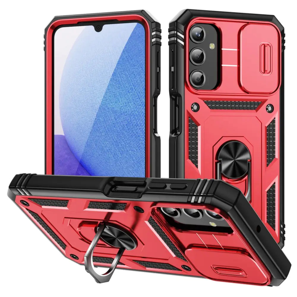 Samsung Galaxy A25 5G Armor suojakuori - Punainen