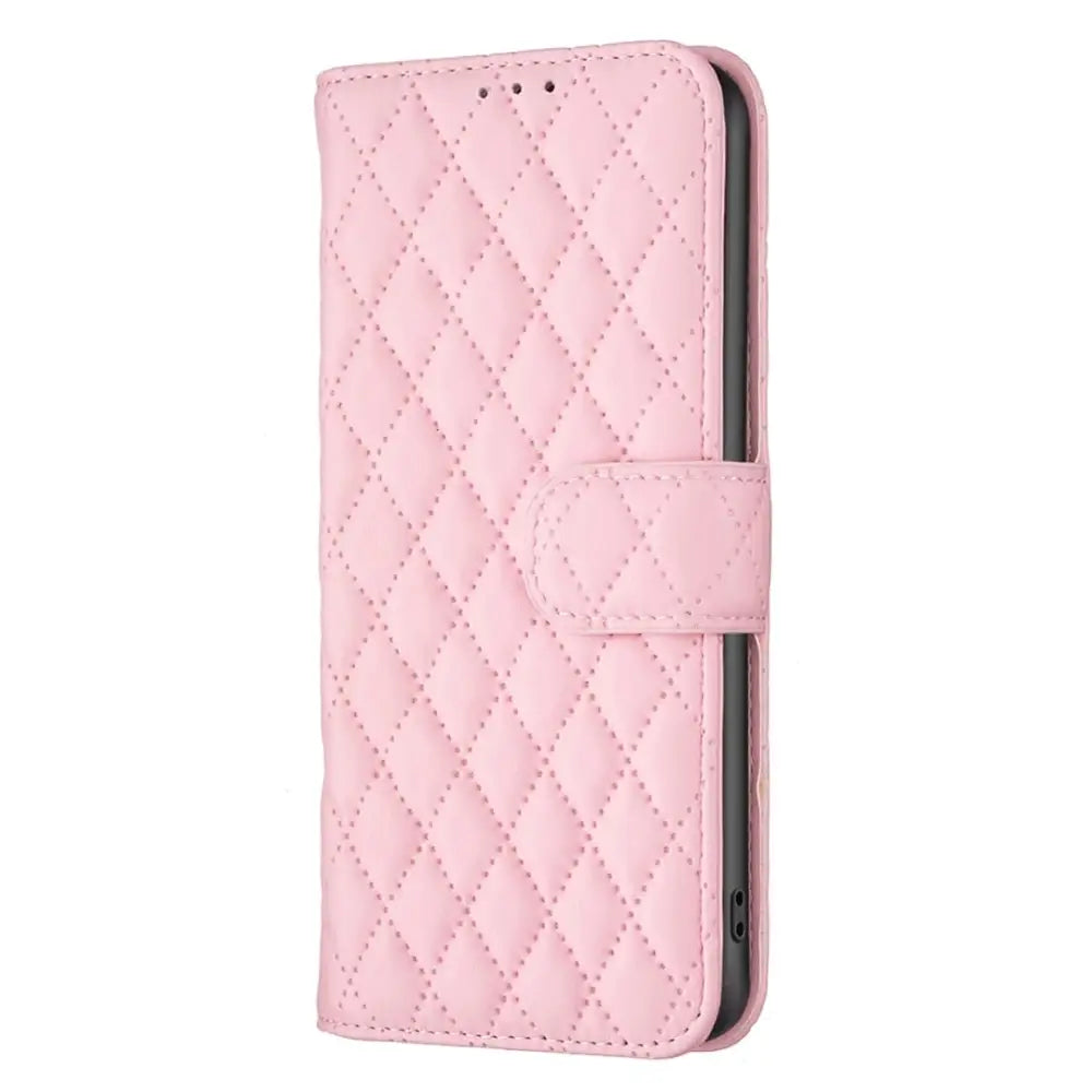 Samsung Galaxy A25 5G Lompakko suojakotelo - Pinkki Timantti