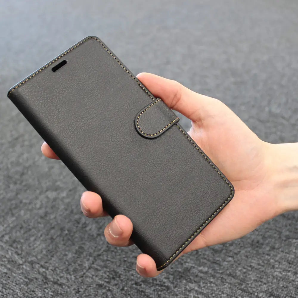 Samsung Galaxy A32 5G Lompakko Suojakotelo Musta