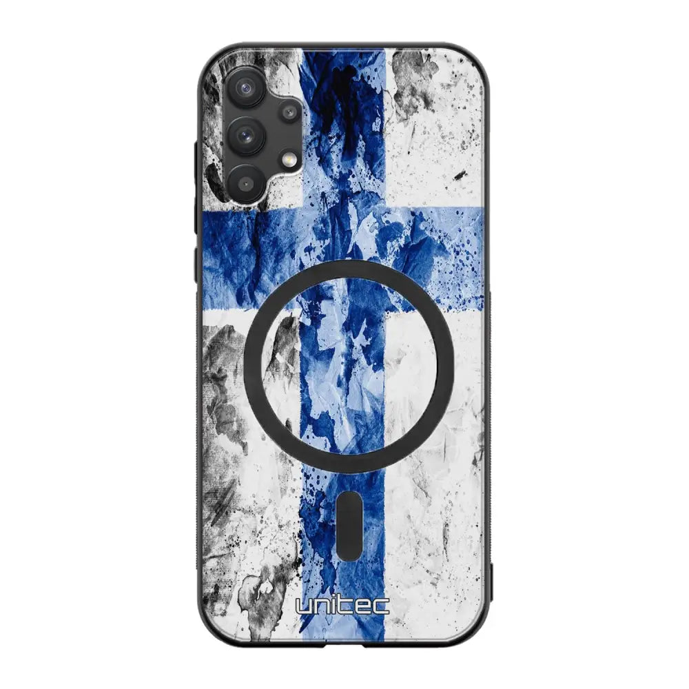 Samsung Galaxy A32 suojakuoret - Painted Finnish Flag