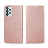 Samsung Galaxy A33 5G Unitec Lompakko Suojakotelo Ruusukulta