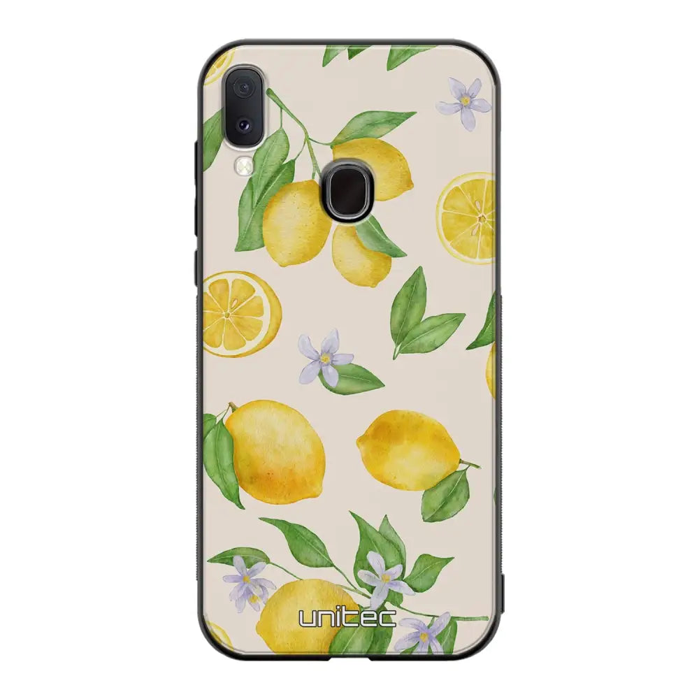 Samsung Galaxy A40 hedelmä suojakuoret - Lemon - Ei