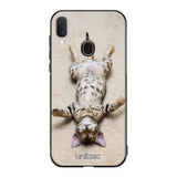 Samsung Galaxy A40 kissa suojakuoret - Relaxing Cat - Ei