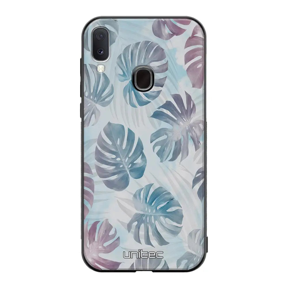 Samsung Galaxy A40 kukka suojakuoret - Monstera Texture - Ei