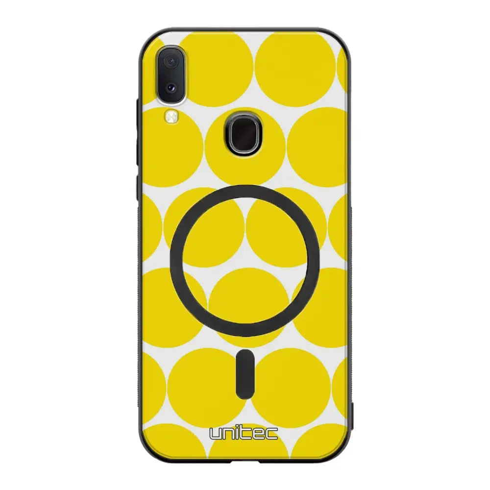 Samsung Galaxy A40 pallo suojakuoret - Keltainen Pallo