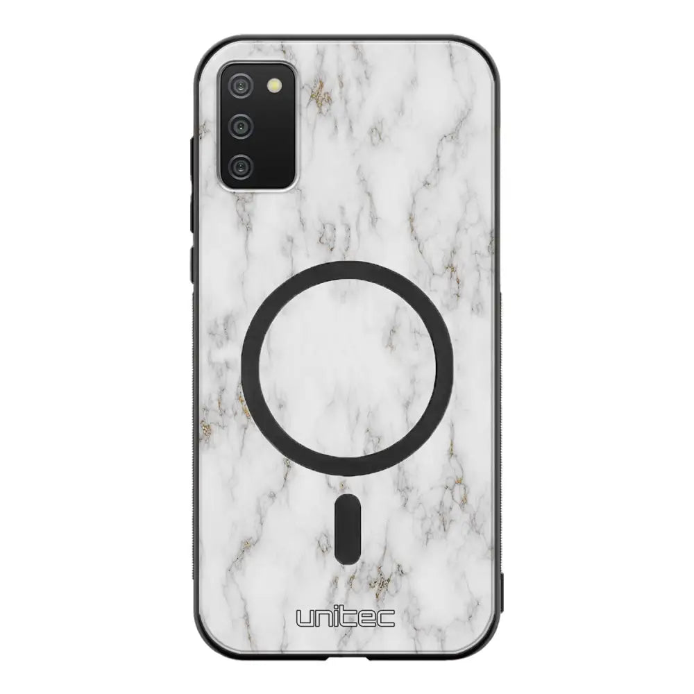 Samsung Galaxy A41 marmori suojakuoret - White Marble